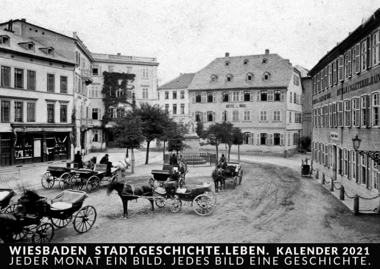 Wiesbaden-Kalender 2021 mit historischen s/w-Fotografien-Mein Lieblingskalender