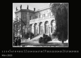 Wiesbaden-Wand-Kalender 2023 mit historischen s/w-Fotografien I Paulinenschlösschen I Mein Lieblingskalender